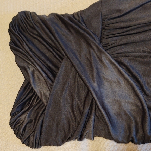 Express Gray Strapless Dress - Picture 2 of 7